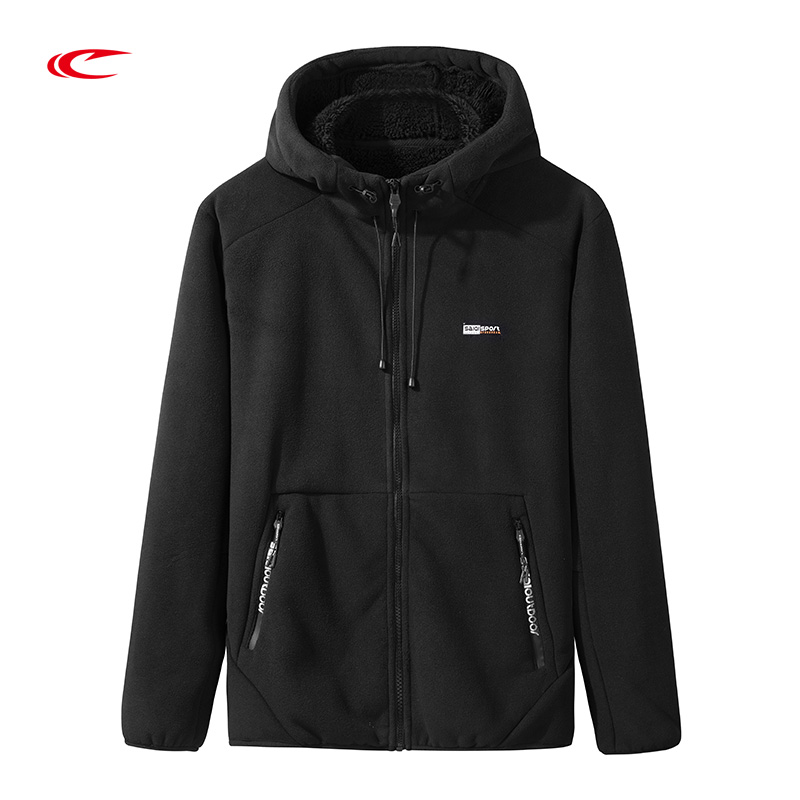 Seki Wei pants thick cotton T man 2021 fall new men's dress with hat cardiovert blouse plus velvet thick trend warm jacket