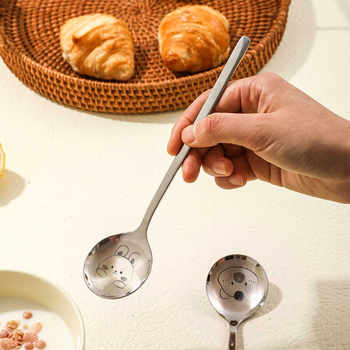 Long-handled food grade spoon small spoon dessert watermelon spoon