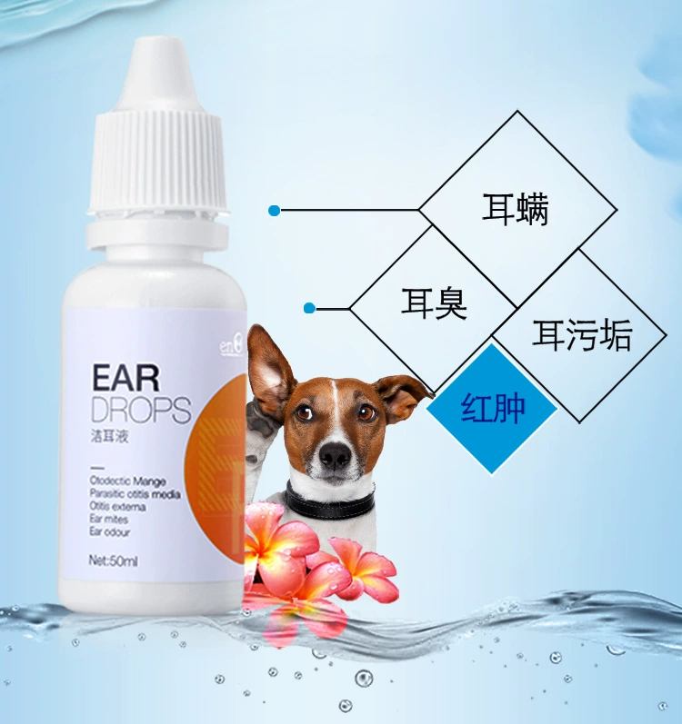 Yi Nuo tai chó trừ tai điếc làm sạch tai mèo rửa tai gấu bông vàng viêm tai - Cat / Dog Beauty & Cleaning Supplies