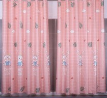 Balcony perforated cloth Simple perforated shading rental room Hand-pulled perforated cloth Dormitory fresh curtain-free ordinary bedroom