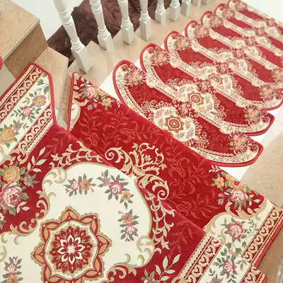 European stair mat stepping mat step mat free adhesive self-adhesive stair mat blanket solid wood non-slip mat home custom