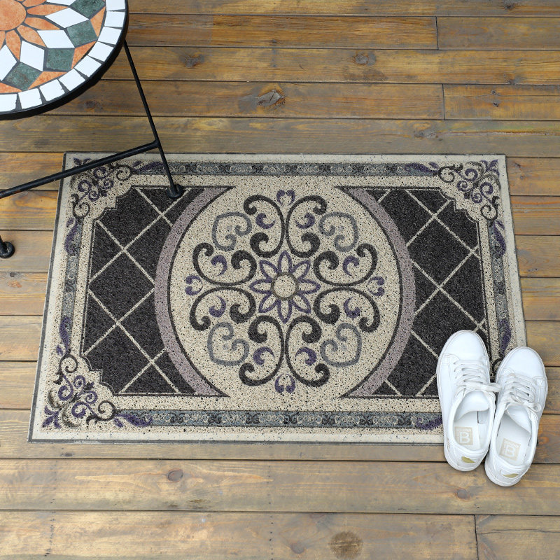 Outdoor Silk Ring Ground Mat in door pad Large Number of foot cushions Foot Cushions Large Doorway Entrance Door Slip Mat Custom Cut