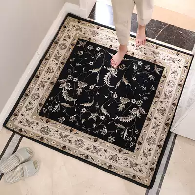 (Door mat) European floor mat Mat Square entrance door foot mat entrance hall living room carpet entrance mat