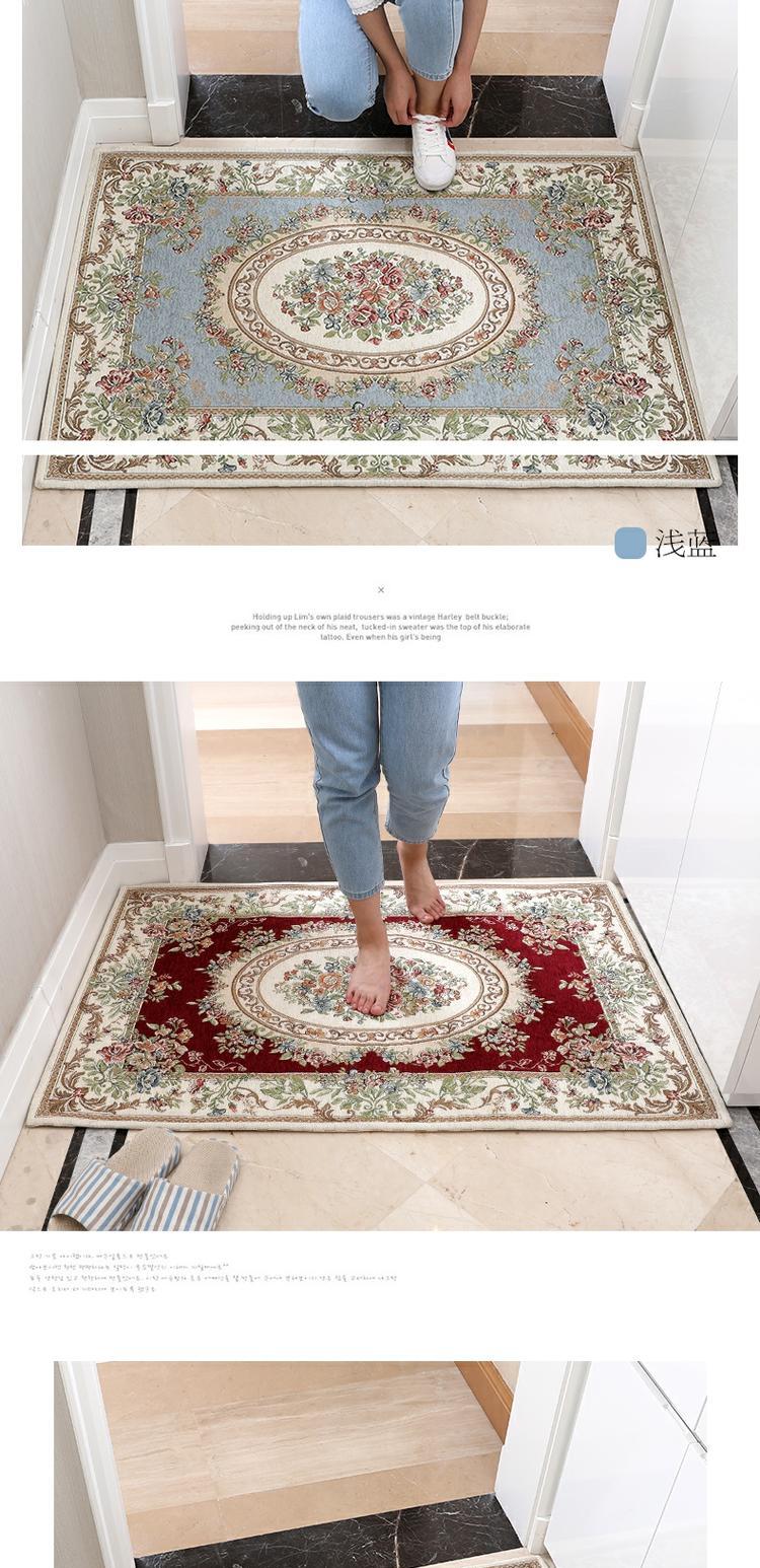 [tùy chỉnh cửa mat] Châu Âu mat cửa mat cửa mat foyer thảm nhà cửa thảm nhà có thể được giặt máy - Thảm sàn thảm xốp lót sàn cho bé
