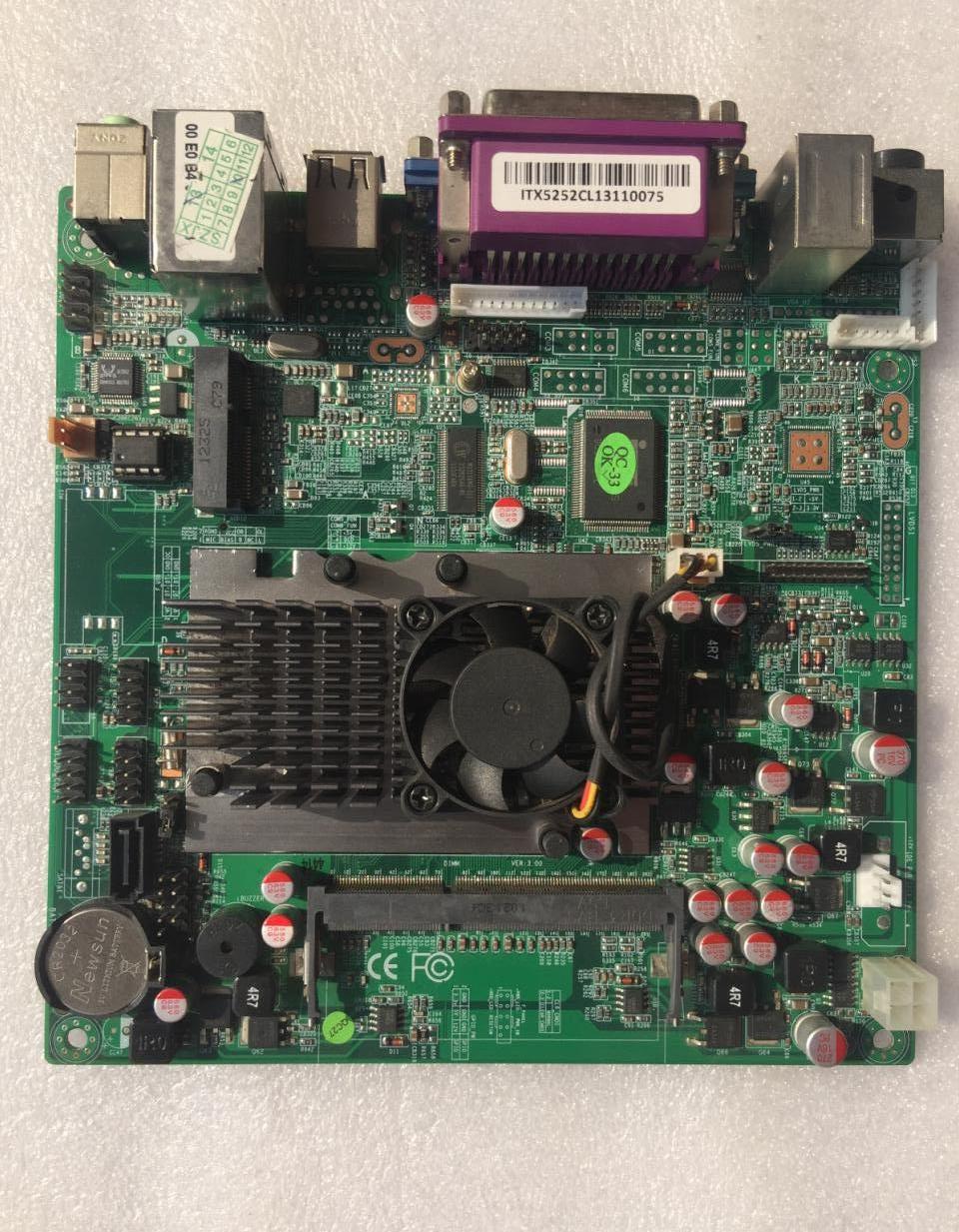Original disassembly machine ITX5252 DDR3 memory P0S machine cash register industrial computer motherboard physical map