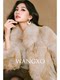 Wangxo｜Natural Dense 100% Fox Fur Dyed with Two-Tone Gradient｜Lapel H-Shaped Loose Fur Coat
