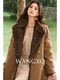 Wangxo｜Heavyweight Full-Length Rabbit Fur & Crisp Cotton Material｜Reversible Large Lapel Long Fur Coat