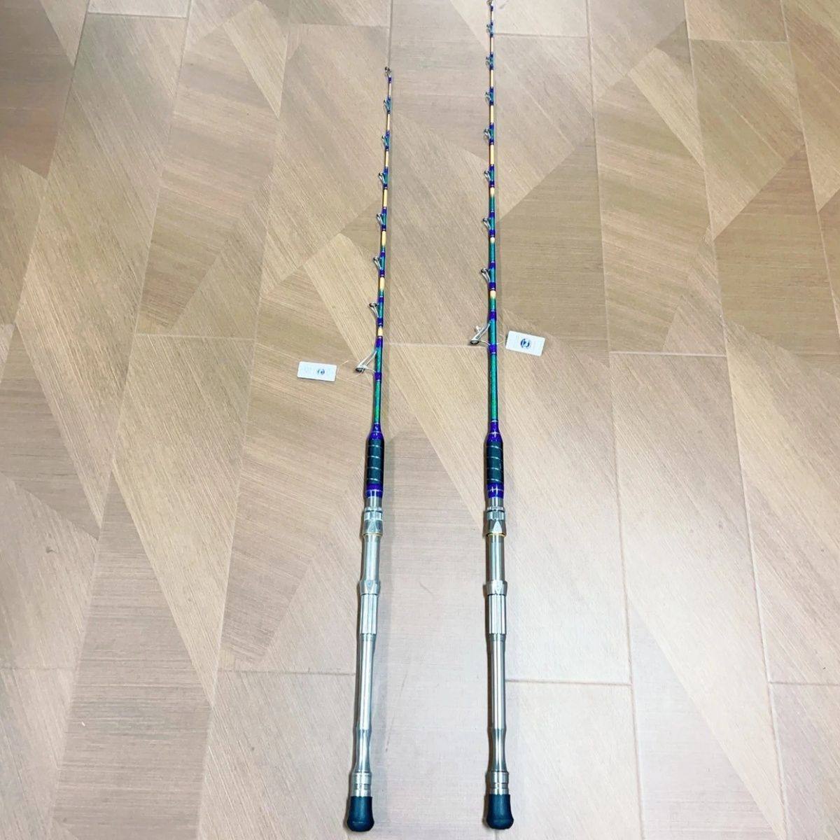 Electirc Rods All fuji hand-made solid fiberglass fully-wound electric twisted cod ...