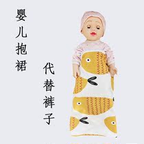 Autumn and winter skirt baby childrens fart curtain thickened cotton bean cashmere baby