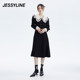 20% off special sale jessyline counter new women's clothing Jessyline fashion doll collar mid-length dress