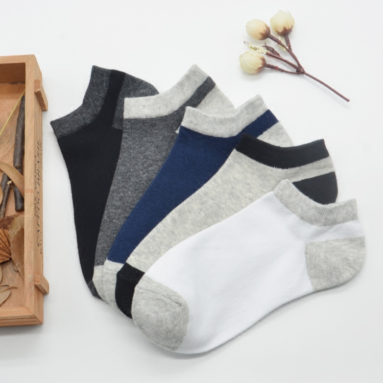 Male Socks Summer Pure Cotton Deodorant Invisible Socks Men Sports Low Help Short Socks Sweat-Breathable Basketball Cotton Socks Men Socks