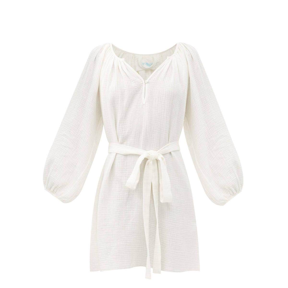 Loup Charmant Raw-hem Belt Ocean Dress 2022 New Spring Summer Ladies Luxury