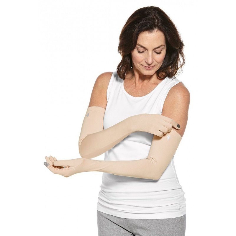 American Coolibar long version of anti-UV glove sunscreen armguard arm touch screen version UPF50 10308