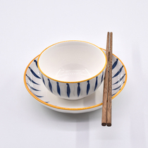 Dish set household modern simple high-end net celebrity Jingdezhen ceramic Japanese tableware personality creative 2 people 4 people