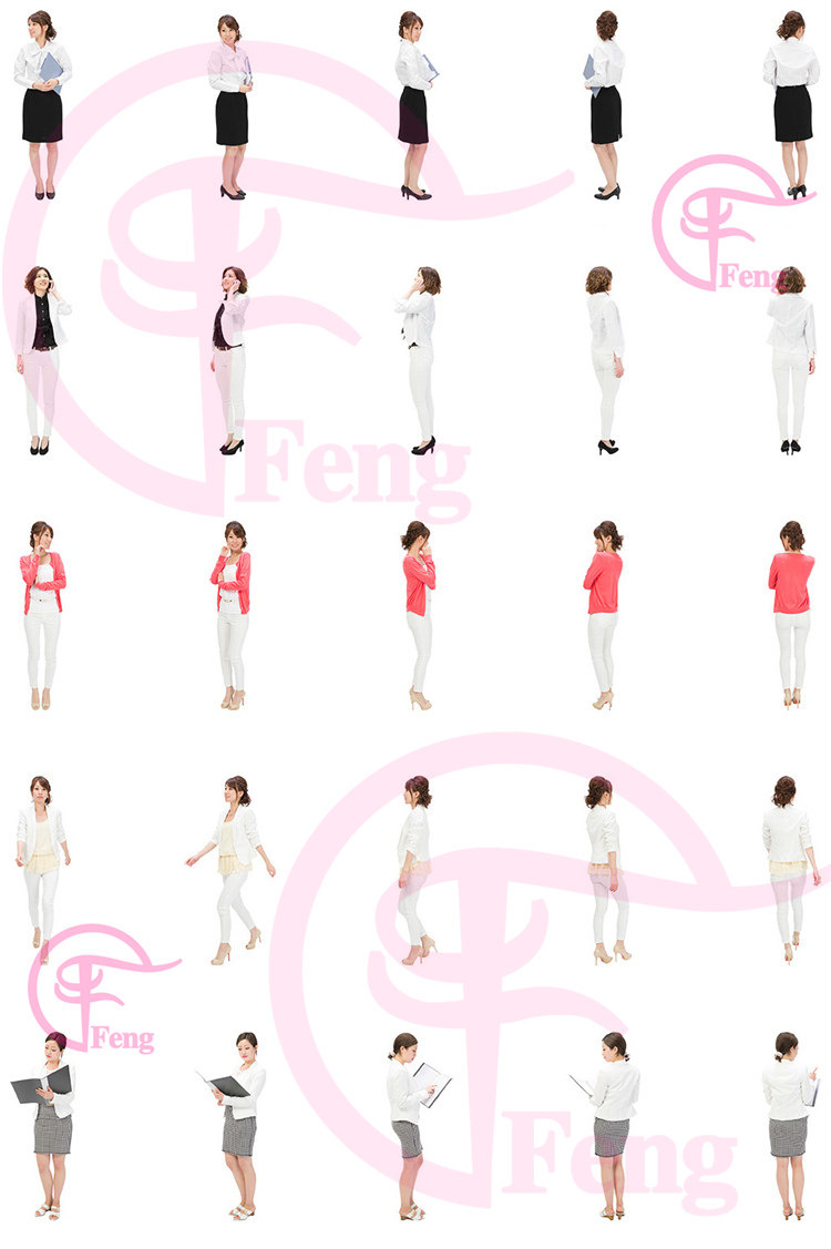 PS高清亚洲中国商务服务人物职场办公接待会议PNG免抠素材免扣