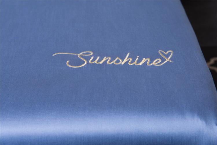 Giường Tencel Bộ ba chiếc gối riêng Bộ giường Tencel mùa hè mát mẻ 60 精 天 - Trang bị Covers 	ga chun trải giường 2mx2m2	