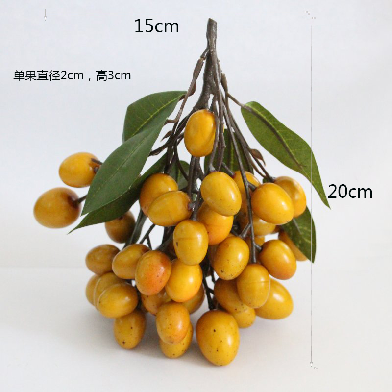 Simulation yellow skin fruit fake fruit model living room decoration shooting props Food overall cabinet model decoration wholesale