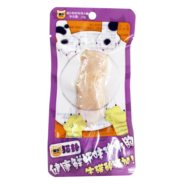 Mèo phồng khỏe mạnh luộc gà nhỏ vú 22g * 24 gói với taurine 4 hương vị tùy chọn mèo đặc biệt - Đồ ăn nhẹ cho mèo spam thịt hộp