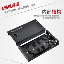  Pheenet Finet 4-port FC single-mode full desktop optical fiber terminal box Optical cable 4-core welding box round mouth