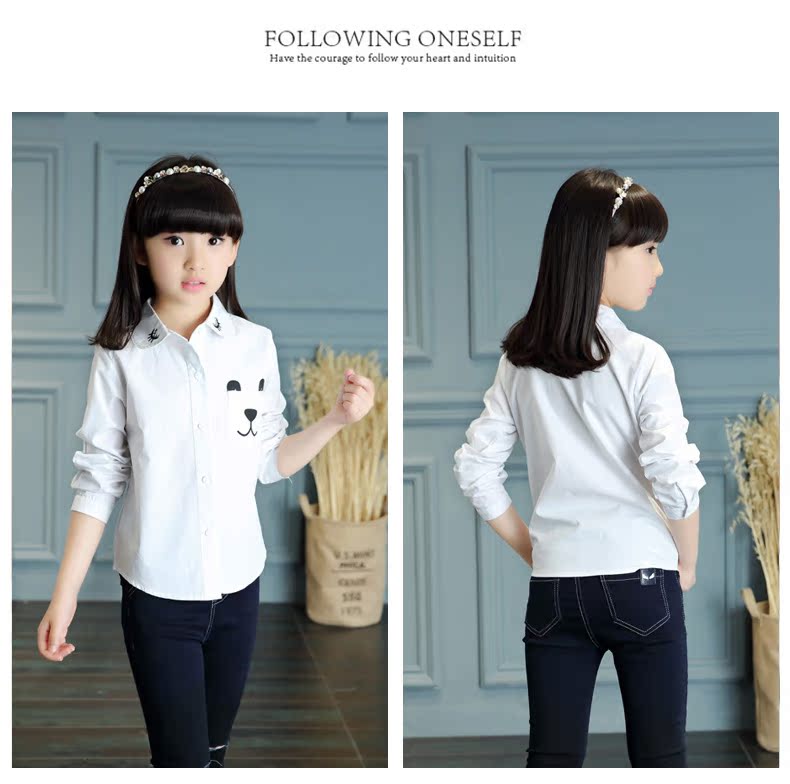 Chemise fille à manche longue - Ref 2085109 Image 53