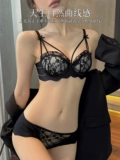 Сексуальное нижнее белье, бюстгальтер пуш-ап, тонкий бюстгалтер, ремень, комплект