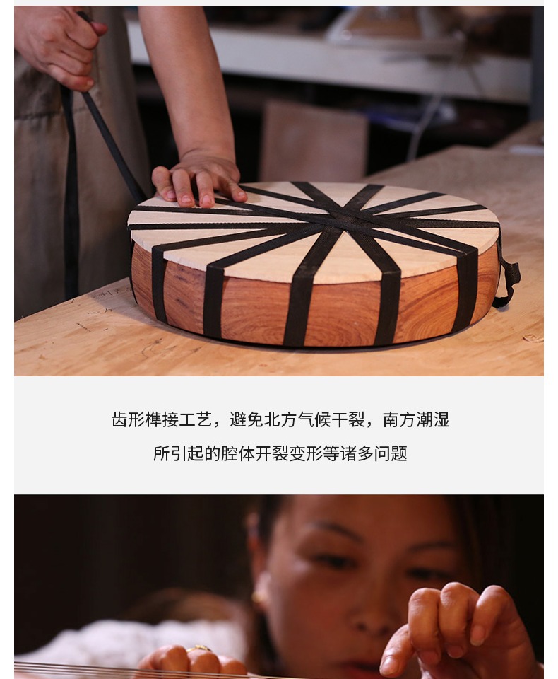 Xinghai Zhongmu Nhạc cụ Hardwood Bone Flower Steel Flower Blossoms Rich Headers Color Wood Round Hole Người mới bắt đầu - Nhạc cụ dân tộc tấu sáo
