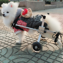Dog wheelchair Paralyzed dog scooter Disabled dog auxiliary hind limb exercise car Broken leg dog cat pet car Rehabilitation wheelchair