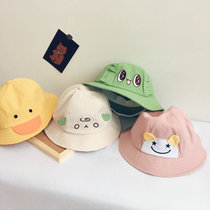 New childrens hat spring and autumn hat Korean version of Baijia bag head hat thin windproof sunshade cartoon cap