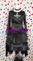 COSplay clothing custom-made FF14 5 0 Final Fantasy Yasutra Black Mage Set