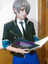 Cartoon Protagonist Costume) cosplay costumes to make black deacon Charcos church clothing