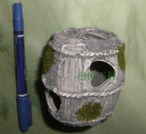 (Huimin Shui) wine barrel carving jar shrimp tank