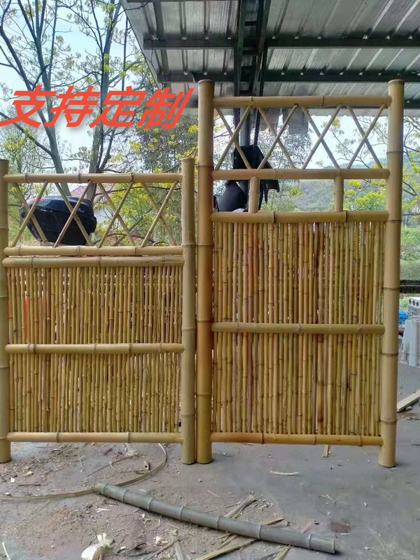 Anti-Corrosion Bamboo Fence, Bamboo Gate, Bamboo Railing, Outdoor Garden Decorative Fence, Bamboo Guardrail, Partition, Japanese-Style Outdoor Courtyard Bamboo Anti-Corrosion Bamboo Fence, Bamboo Gate, Bamboo Railing, Outdoor Garden Decorative Fence, Bamboo Guardrail, Partition, Japanese-Style Outdoor Courtyard Bamboo