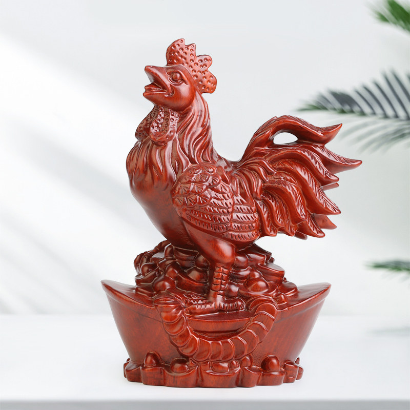 Good luck Italian wood carving rooster