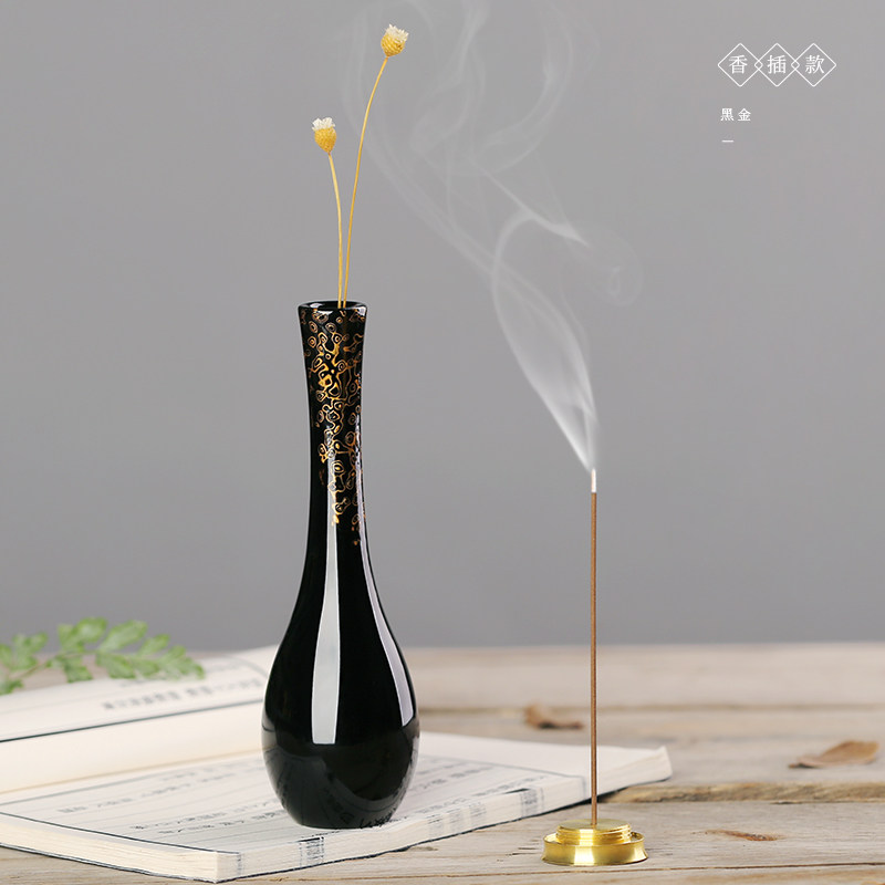Vase Zen Decoration Line Incense Insert Small Incense Furnace Household Indoor Aromatherapy Furnace