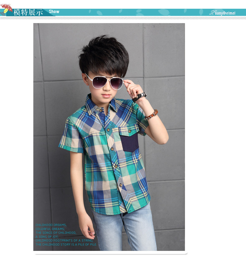 Chemise garcon à manche longue - Ref 2073137 Image 10