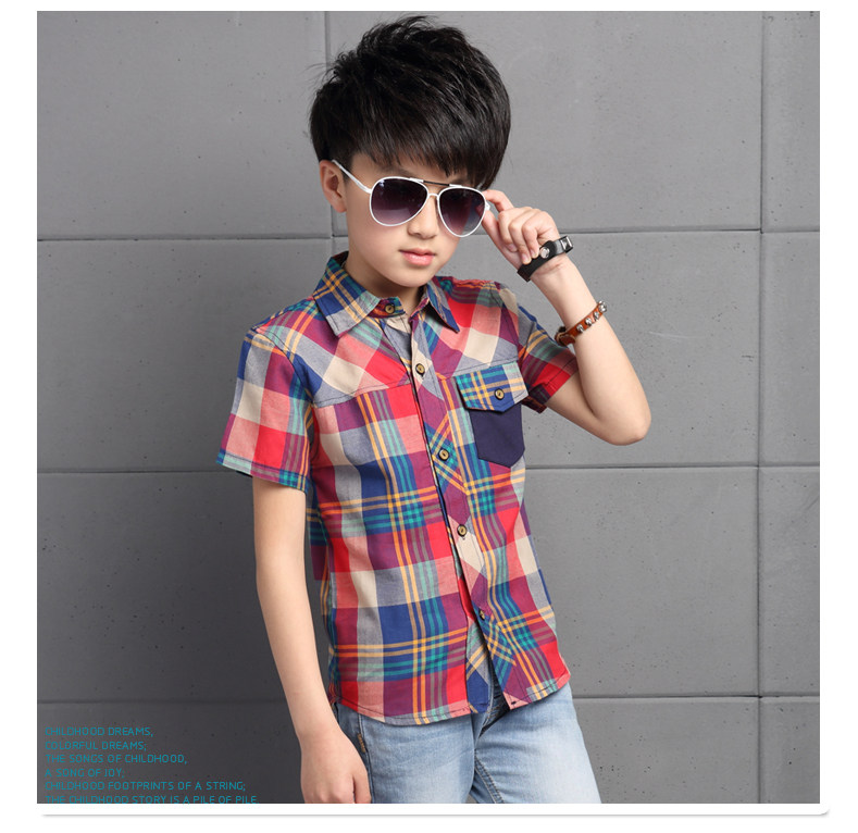 Chemise garcon à manche longue - Ref 2073137 Image 13