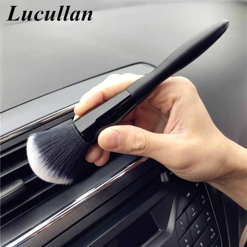 Car Beauty Details Brush car Soft brushed silk dust slit cleaning brush interior air conditioning air outlet cleaning brush