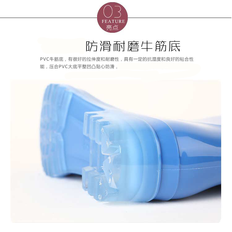 Mẫu nữ trong nhà bếp ống cao rửa xe chống thấm nước mưa chống trượt Giày nữ làm việc mang giày cao su cộng với ủng nhung không thấm nước giày đi mưa crocs