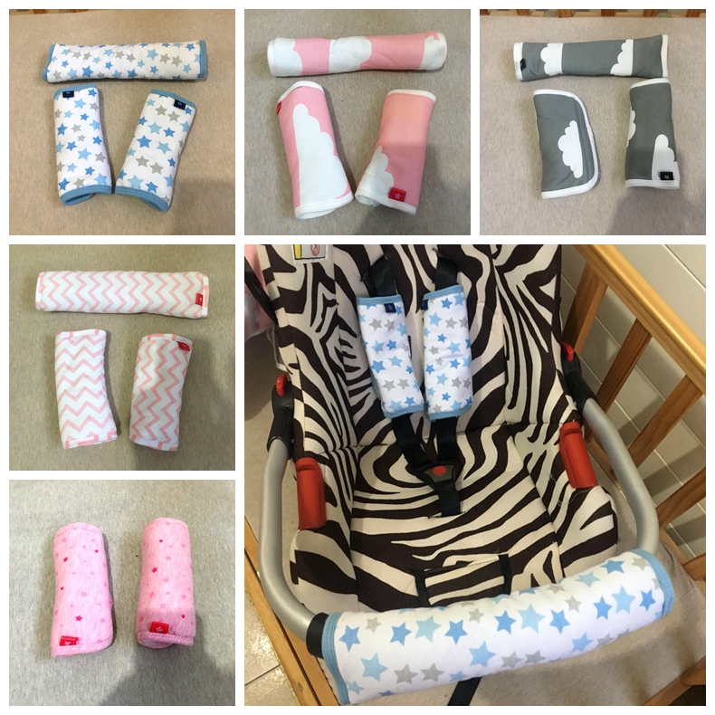 Foreign trade baby cart armbar baby cart strap bite towel cotton cart accessories protective suit