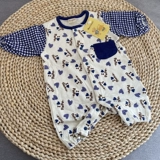 Хлопковое детское демисезонное тонкое боди для новорожденных