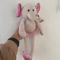 Розовое успокаивающее полотенце, слон