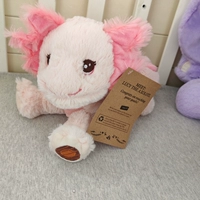 Кривая розовая саламандра с фасолью