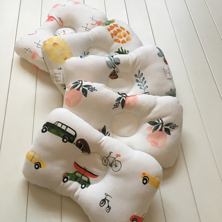 muslin tree autumn and winter baby pillow children's stereotyped pillow cotton baby pillow anti-bias head stereotyped pillow