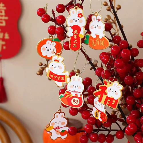 Милый кролик, сумка, упаковка, украшение для ногтей, 2023, год кролика, подарок на день рождения