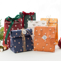 3 Christmas gift bags A variety of non-tote paper bags Gift bags Candy bags Apple bags Snack bags