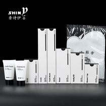 Hotel bed and breakfast disposable toiletries set Six-piece disposable toothbrush toothpaste set Two-in-one