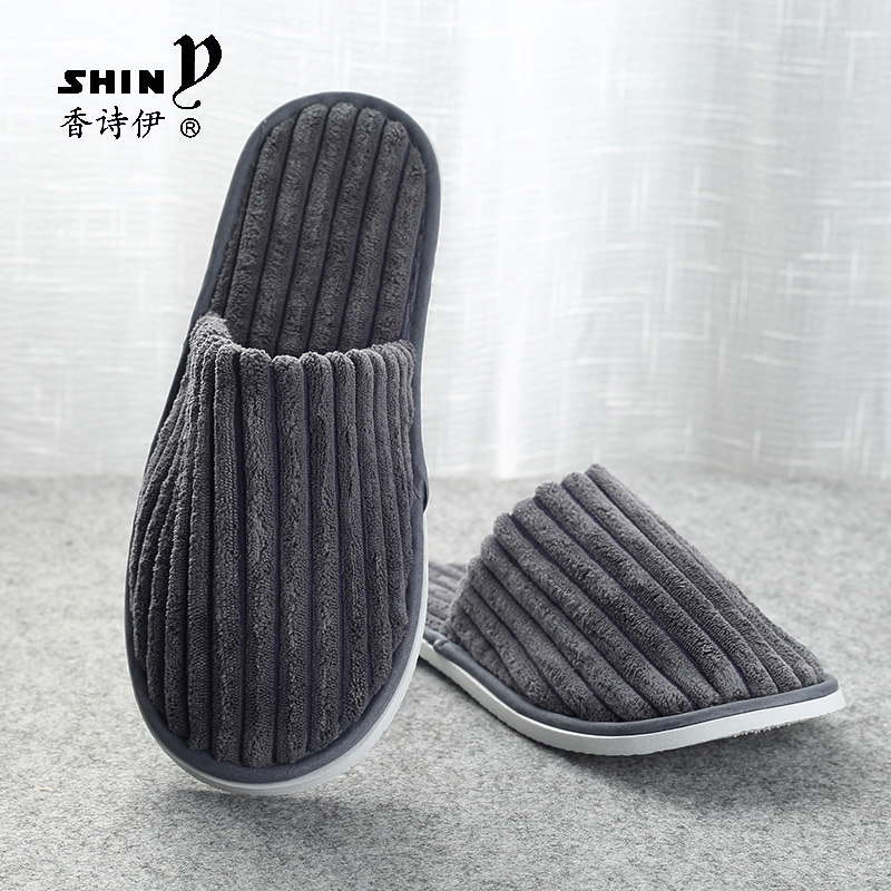 Disposable Slippers Hospitality slippers Slippers Hotel Guest House Guest House Autumn Winter Cotton Slippers Indoor Floor Slippers