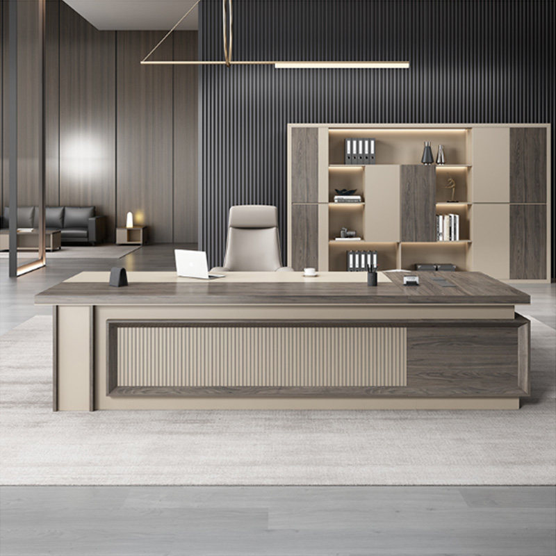 Boss Table President Table Boss Desk Desk Sub-Brief Modern Single Big Bandai Manager Office Office Innate