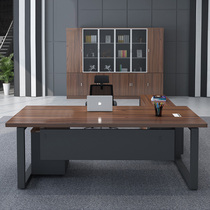 Boss Desk Brief Modern Single President Desk Big Bandae General Manager Desk Computer Table And Chairs Combination