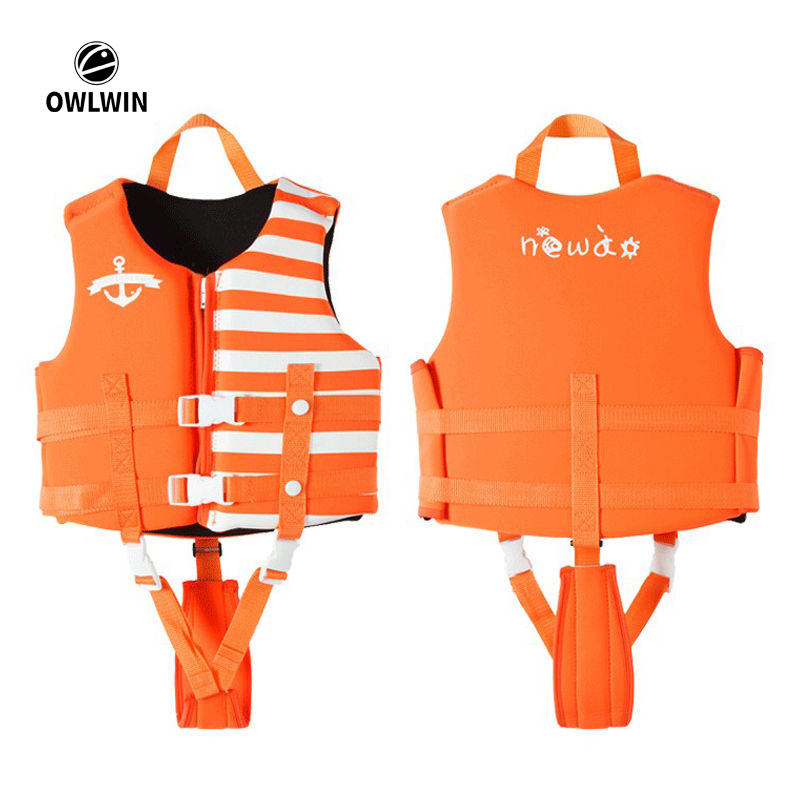 OWLWIN Professional Thickened Children Life Jackets Great Buoyancy Kid Swimsuit Vest Leather Canoeing Baby Rescued-Taobao